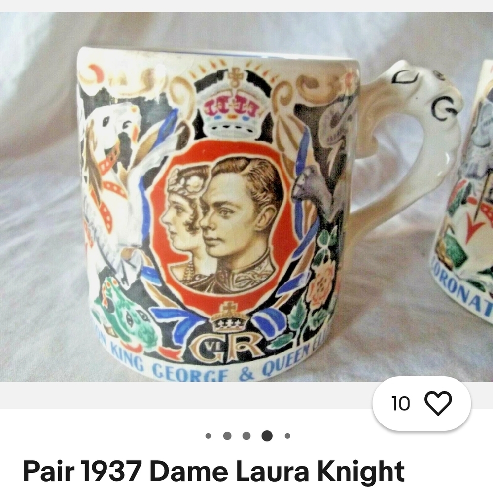1937 Coronation Commemorative Mug